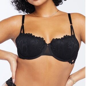 Savage X Fenty Lightly Lined Lace Balconette Bra